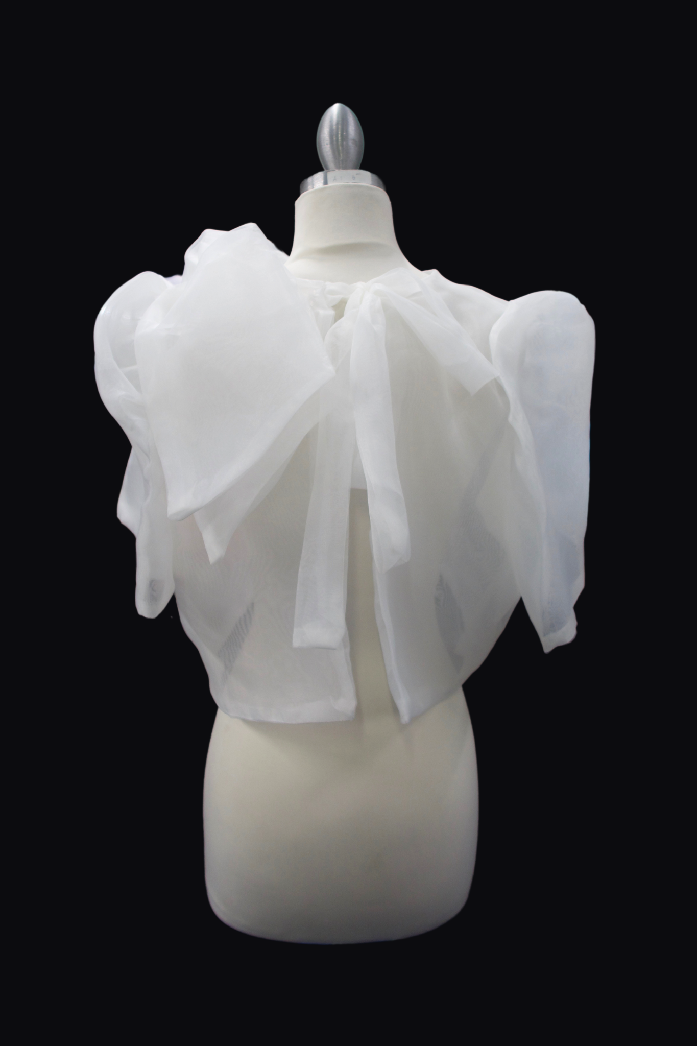 Mara Blouse w/ Bow - White