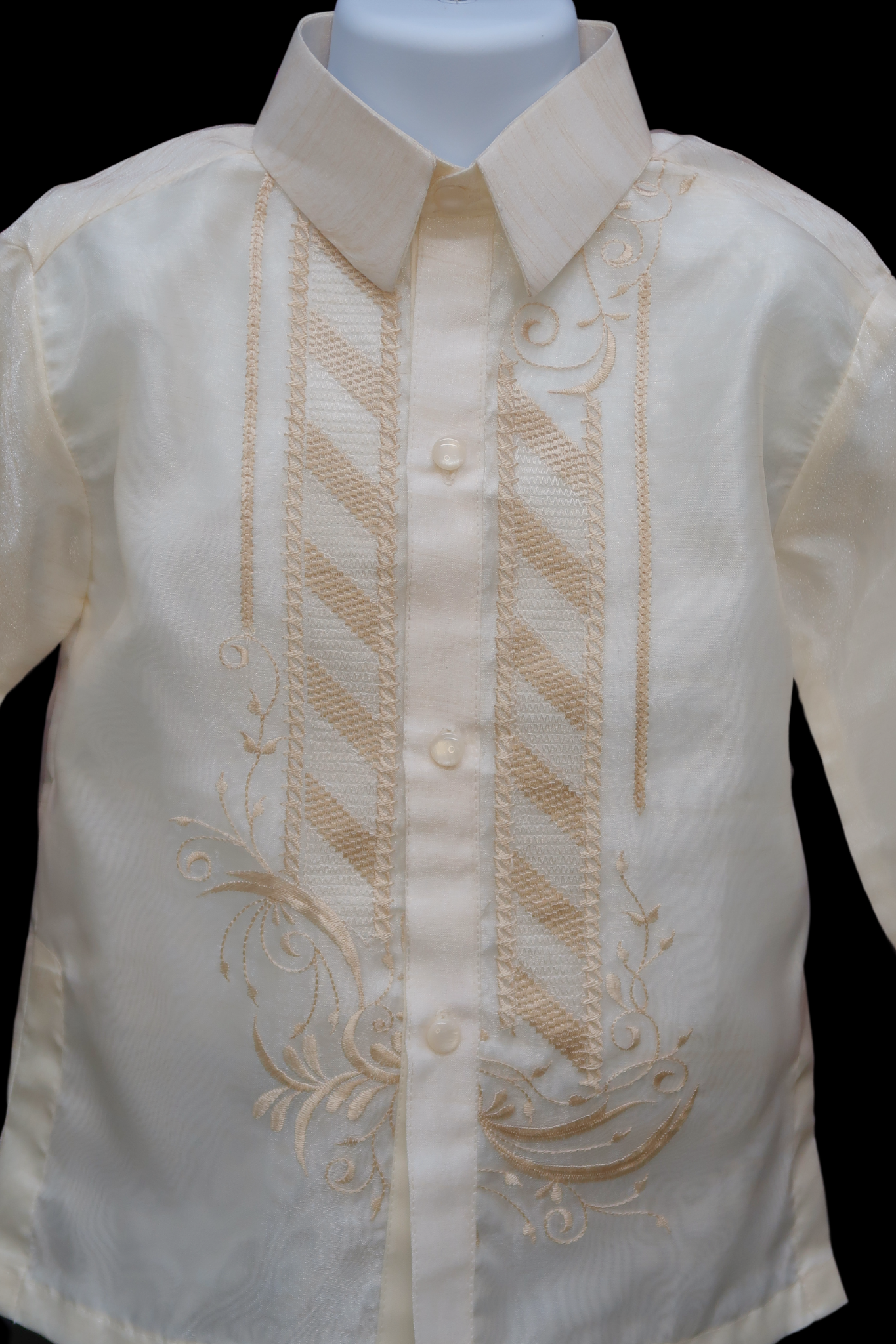 Kid's Pina Organza Barong - 03 Barber