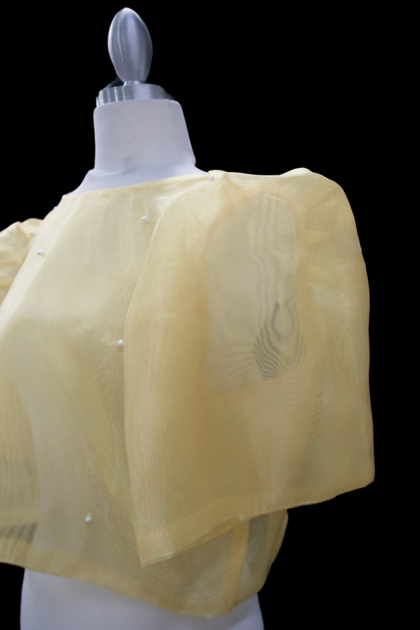 Modern Pearl Kimona - Pastel Yellow