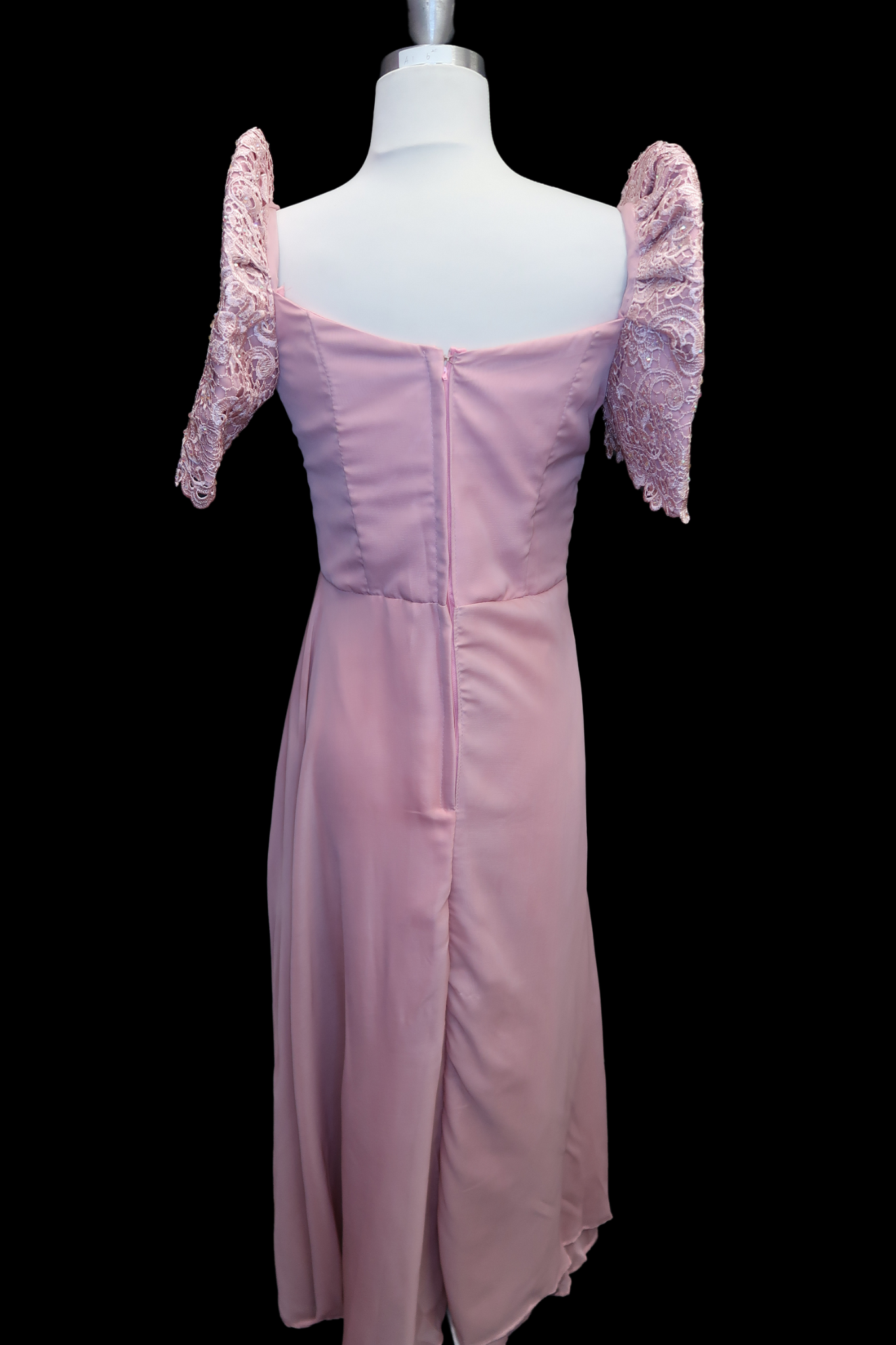 Prada Lace Mestiza Gown - Old Rose
