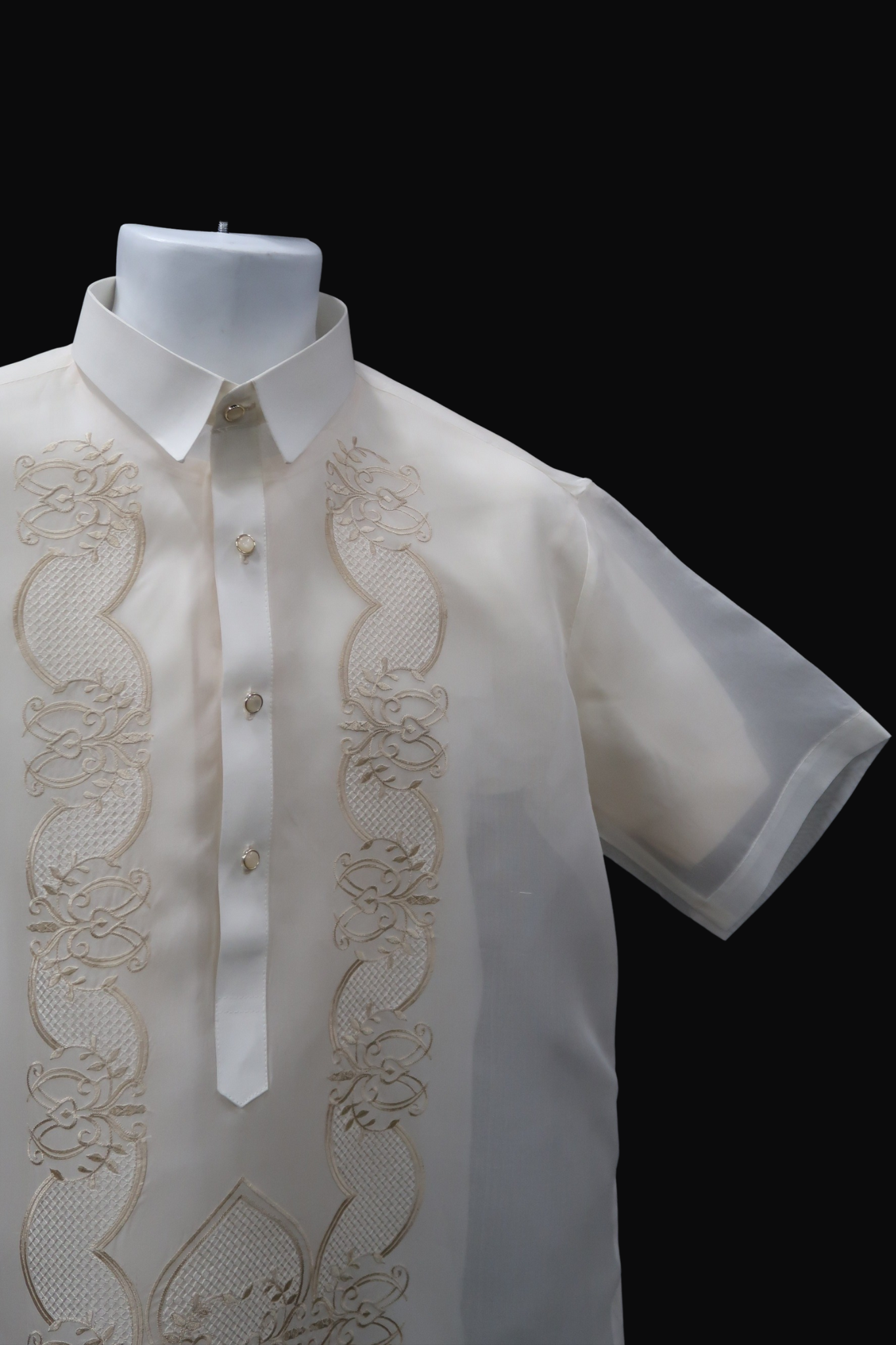 Jusi Short Sleeve Barong - Spade