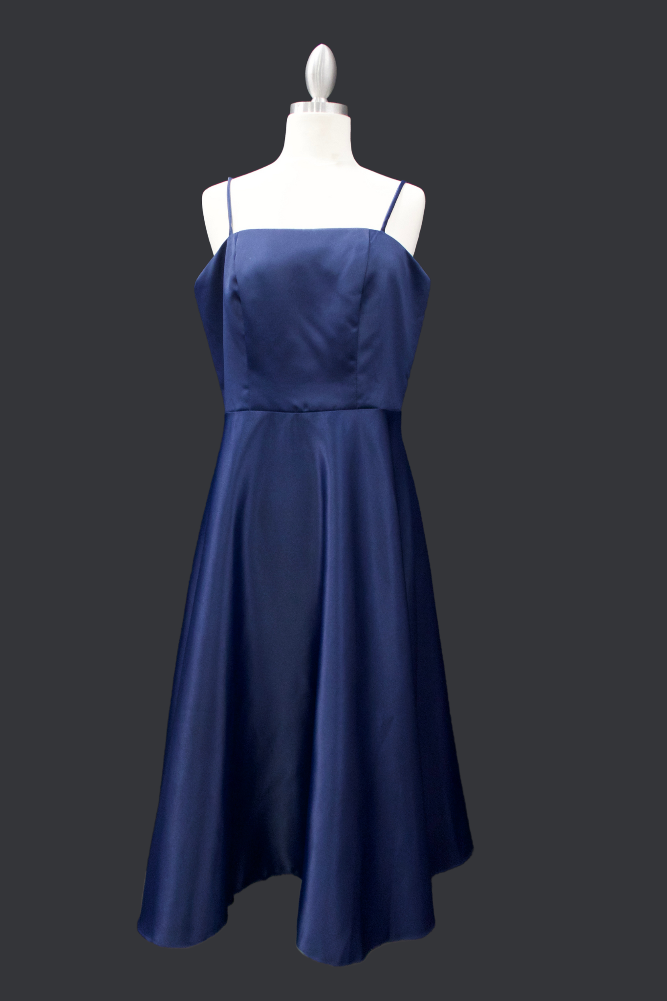 "Sarah" Bow Blouse & Midi Dress Set - Beige/Navy