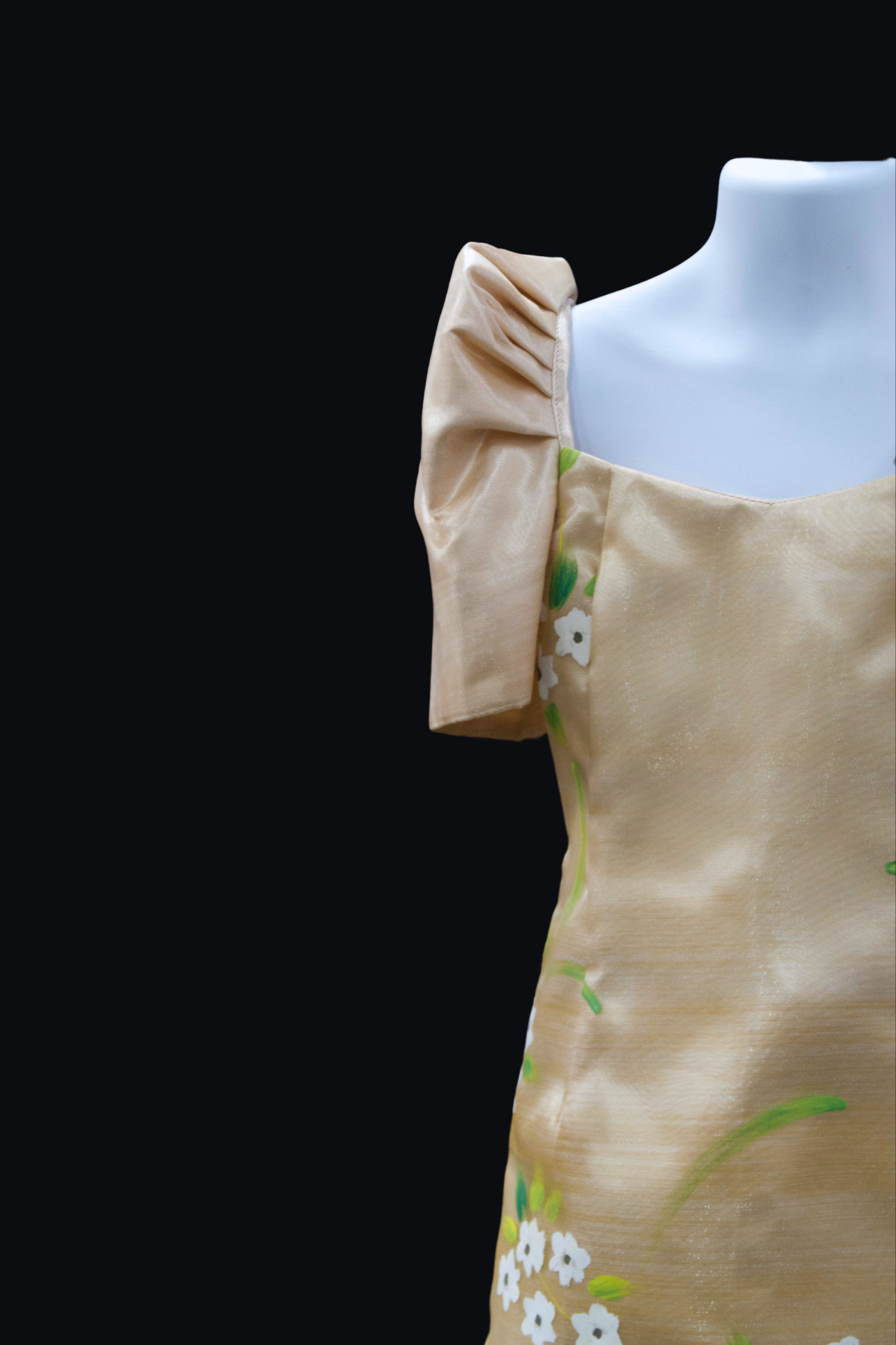 Girl's Hand Painted Barong Dress 2