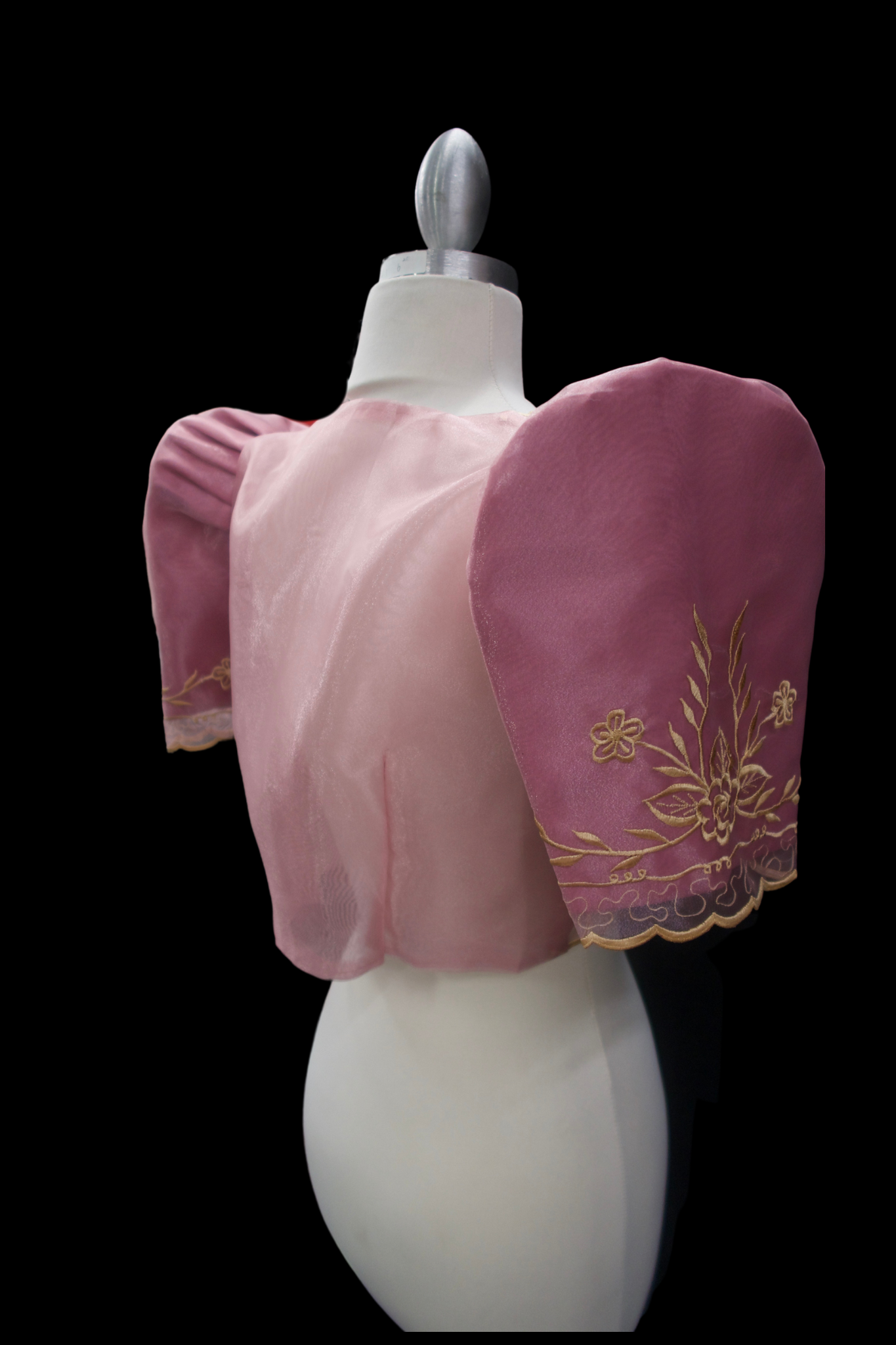 Crop Lace Bolero - Old Rose