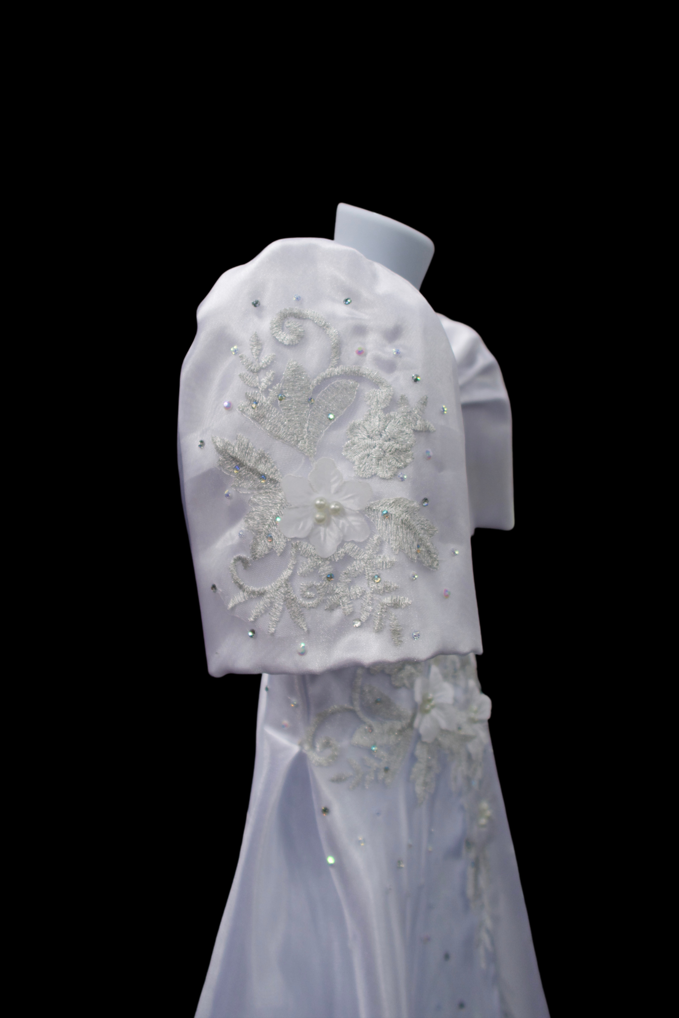 Girls' Filipiniana Gown - White