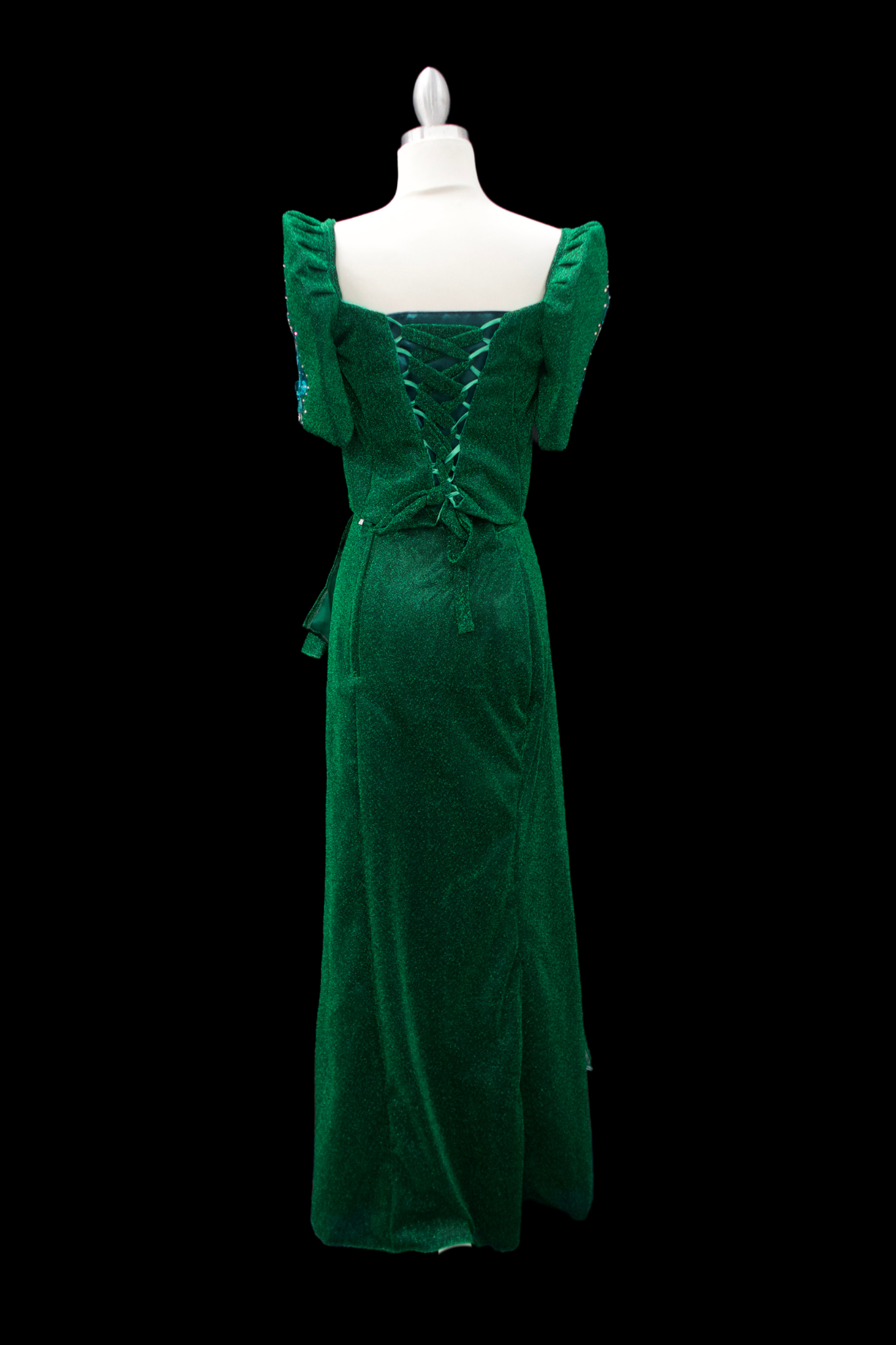 Kathryn Mestiza Top & Skirt - Emerald Green