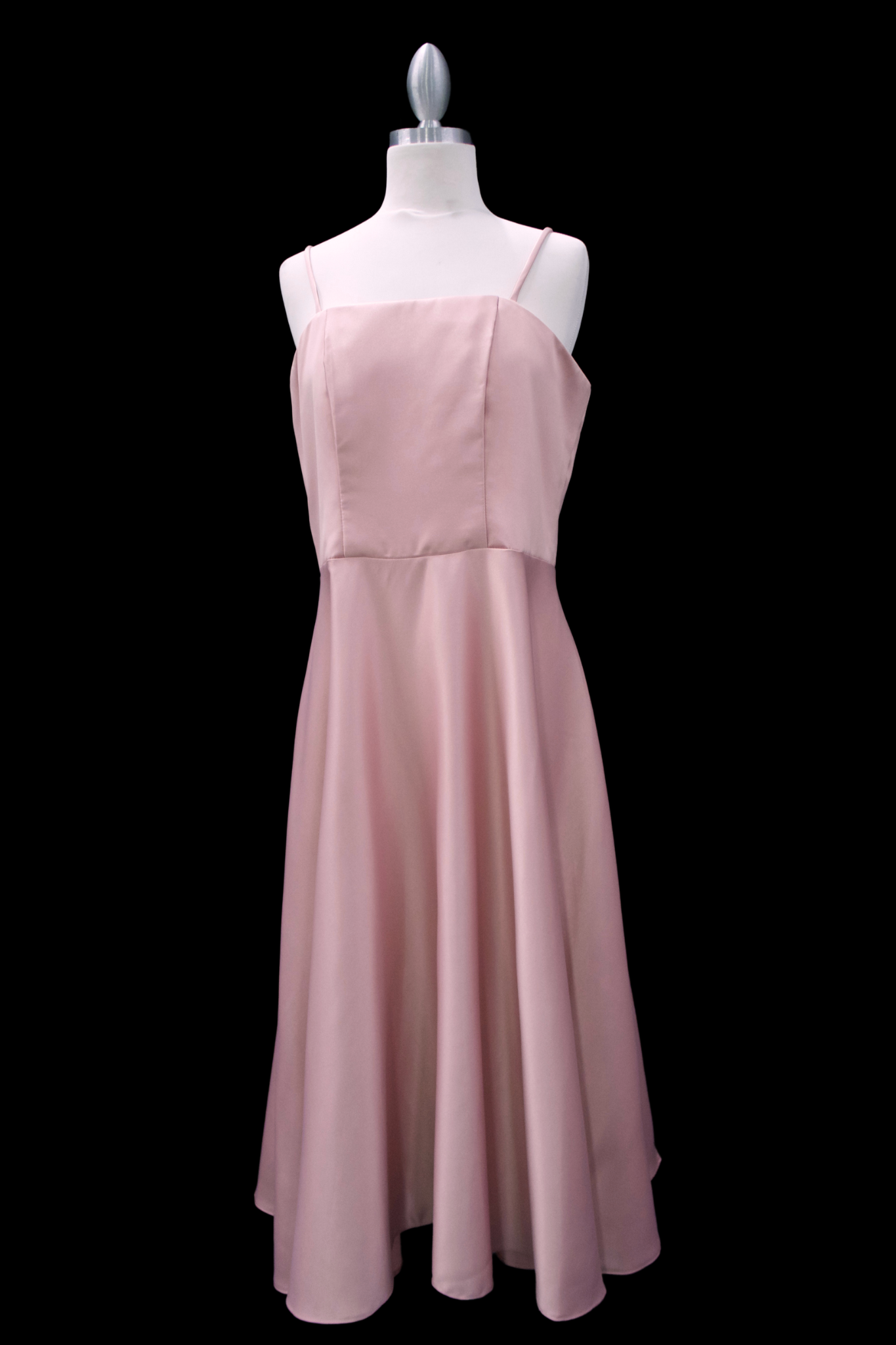 "Sarah" Bow Blouse & Midi Dress Set - Pink