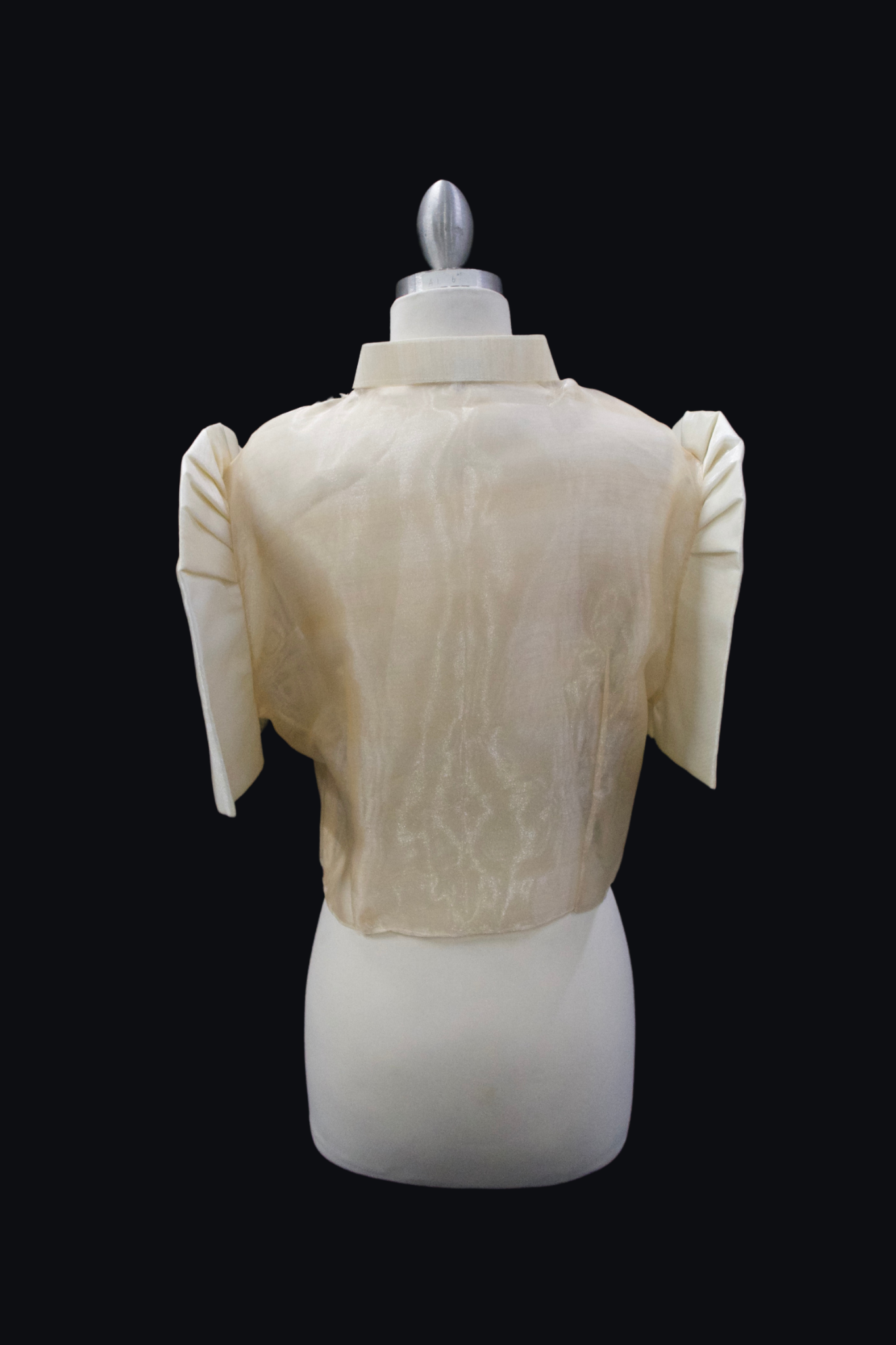 Diamond Single Button Bolero - Beige