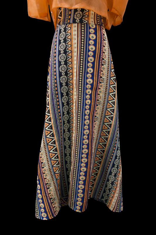 Ethnic Print Handwoven Skirt