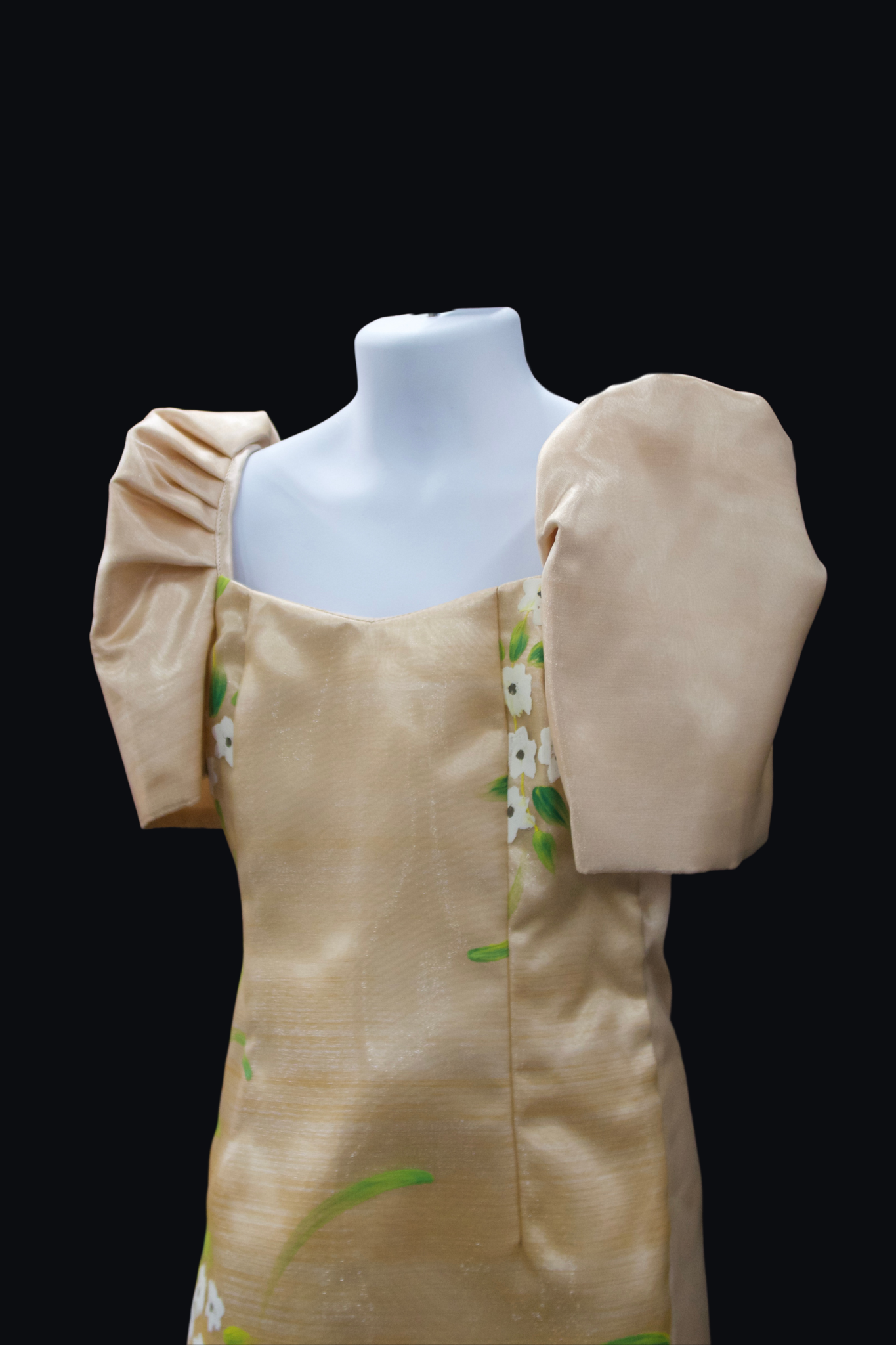 Girl's Hand Painted Barong Dress 2