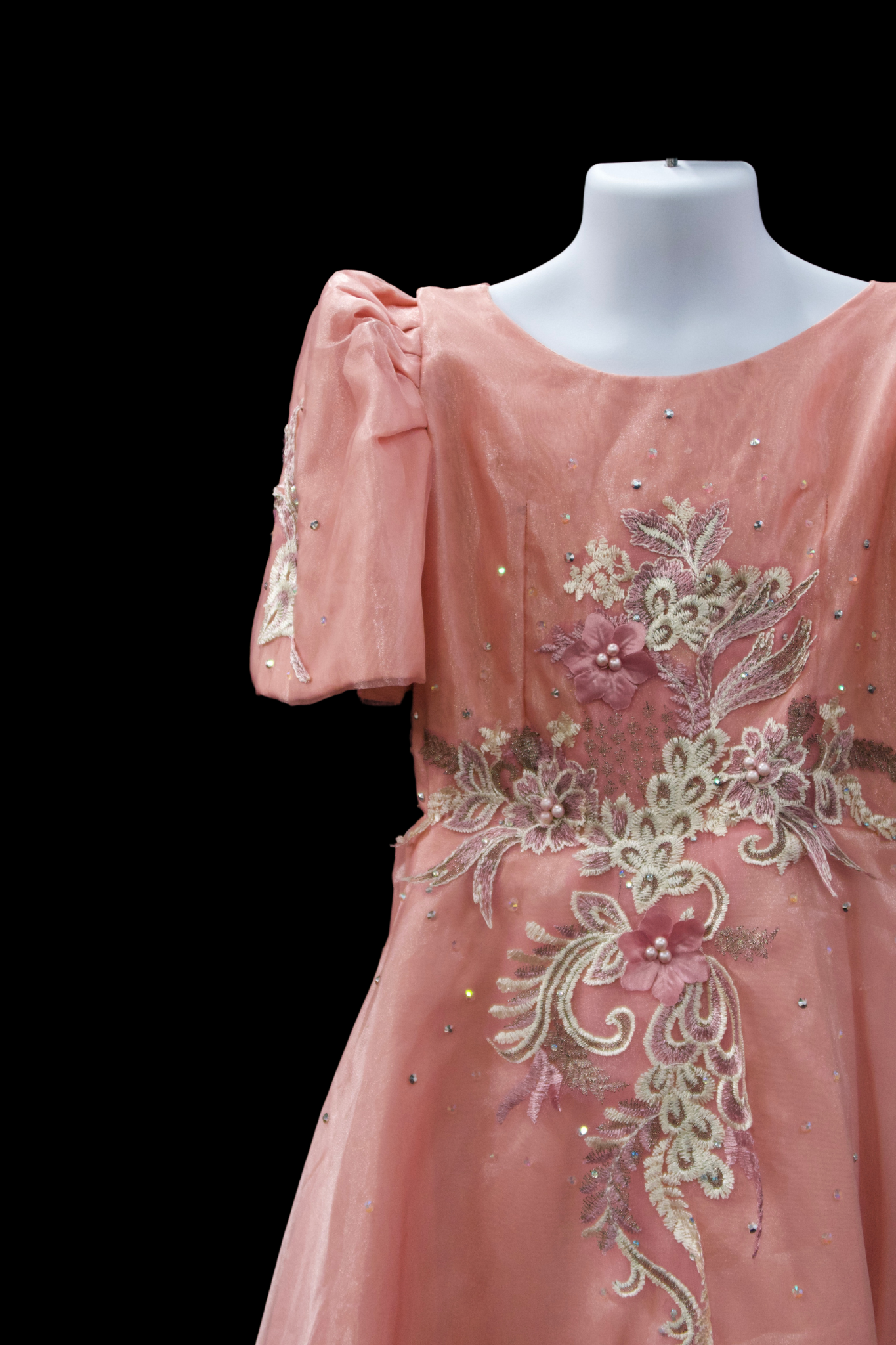 Girls' Filipiniana Gown - Pink