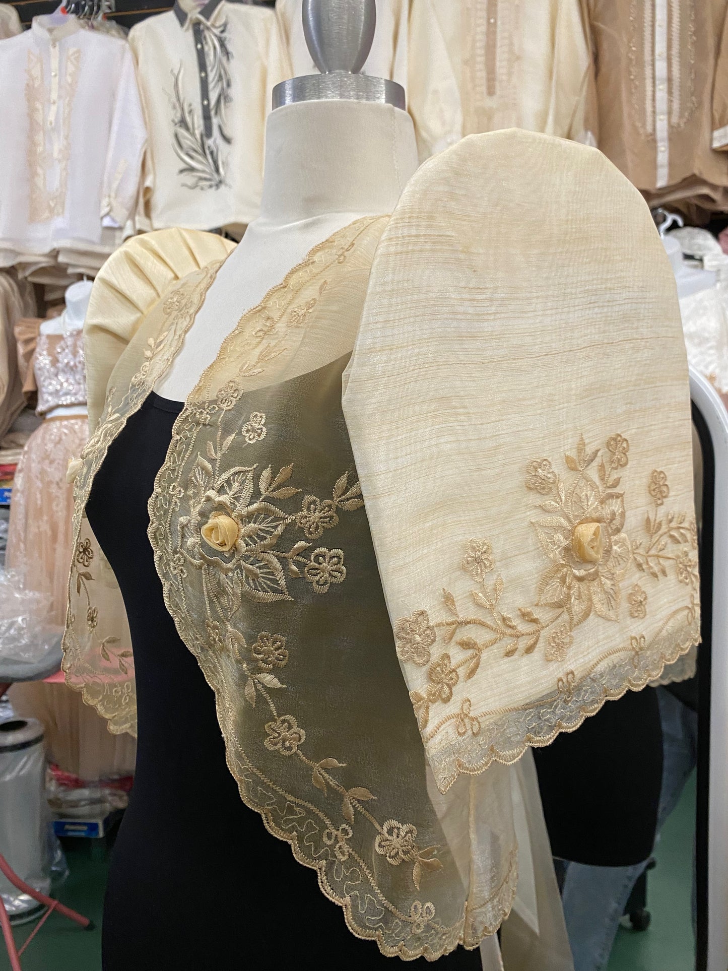 Beige Lace Bolero