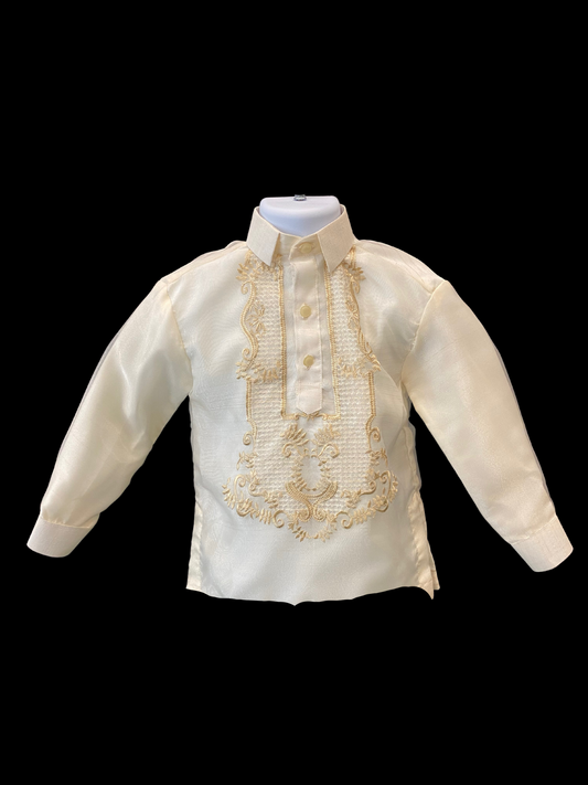 Kid's Pina Organza Barong - 04