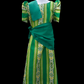 Girl's Balintawak Tribal Dress - Green