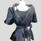 Black Mestiza Wrap Blouse