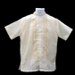 Short Sleeve Barong - Beige