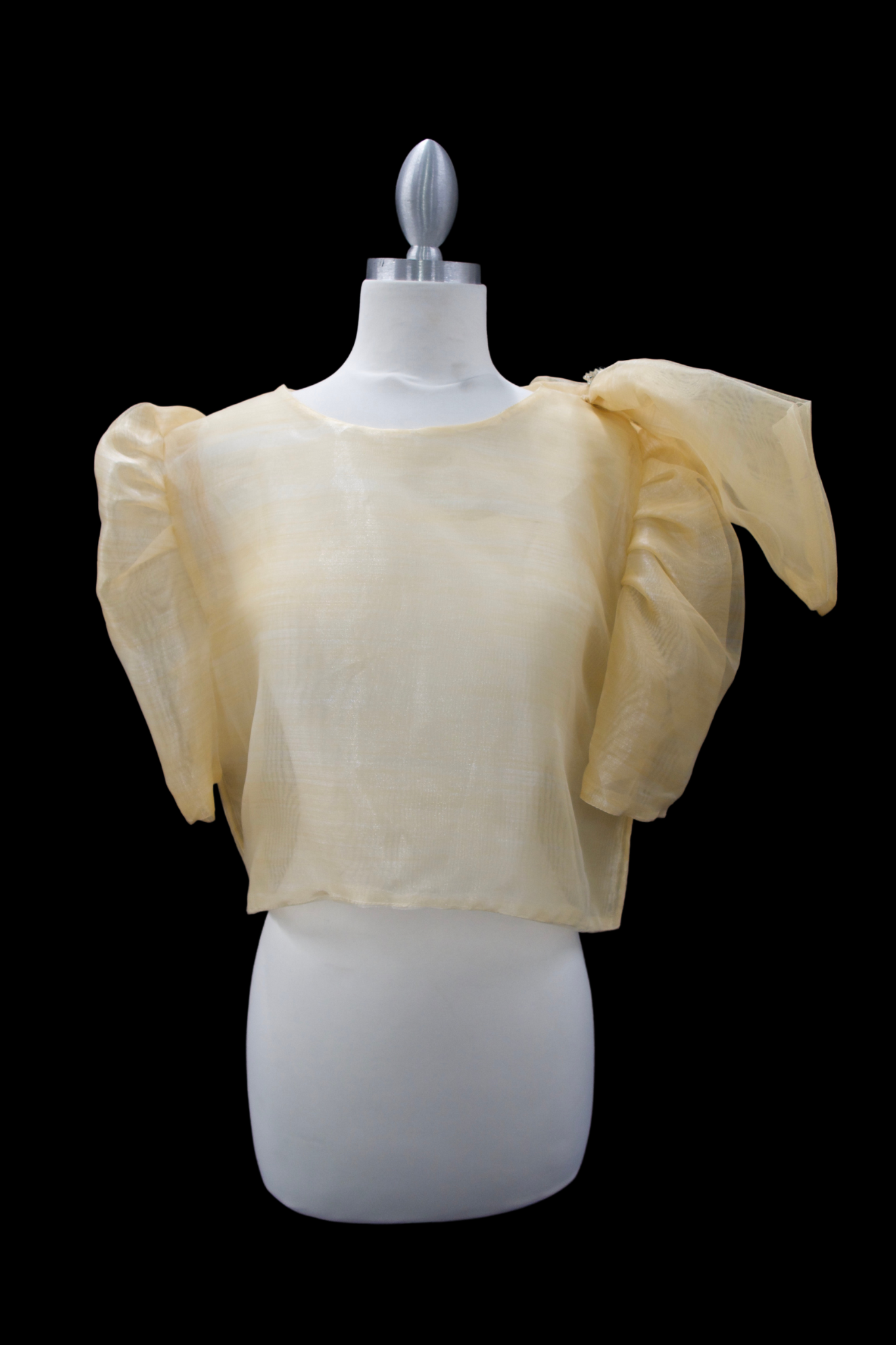 Mara Blouse w/ Bow - Pina Beige