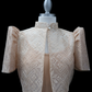 Full Lace Emb Star Bolero - Beige