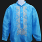 Aqua Blue Organza Barong