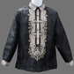 Ilustrado Barong - Black & Mocha Organza
