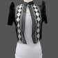 Diamond Single Button Bolero - Black