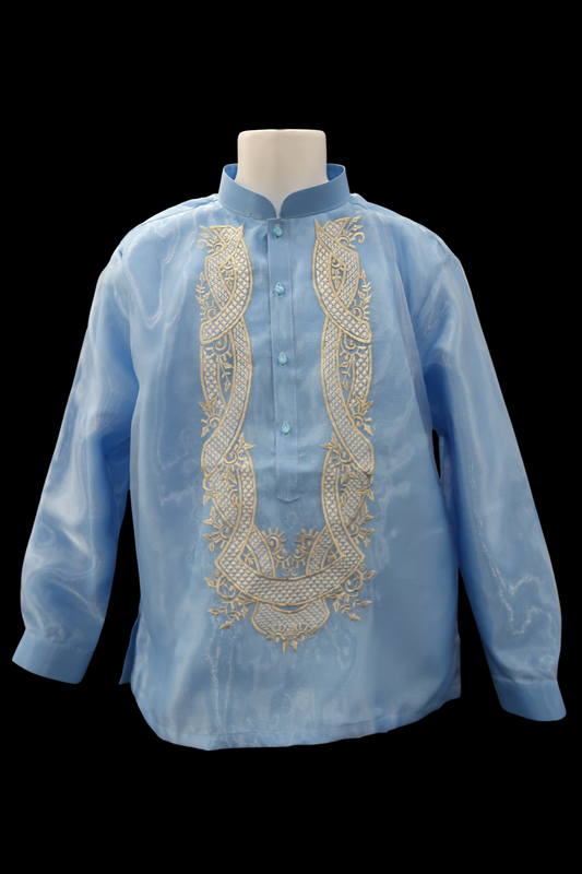Hiraya Barong - Sky Blue Organza