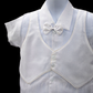 Baptism Vest Set - White