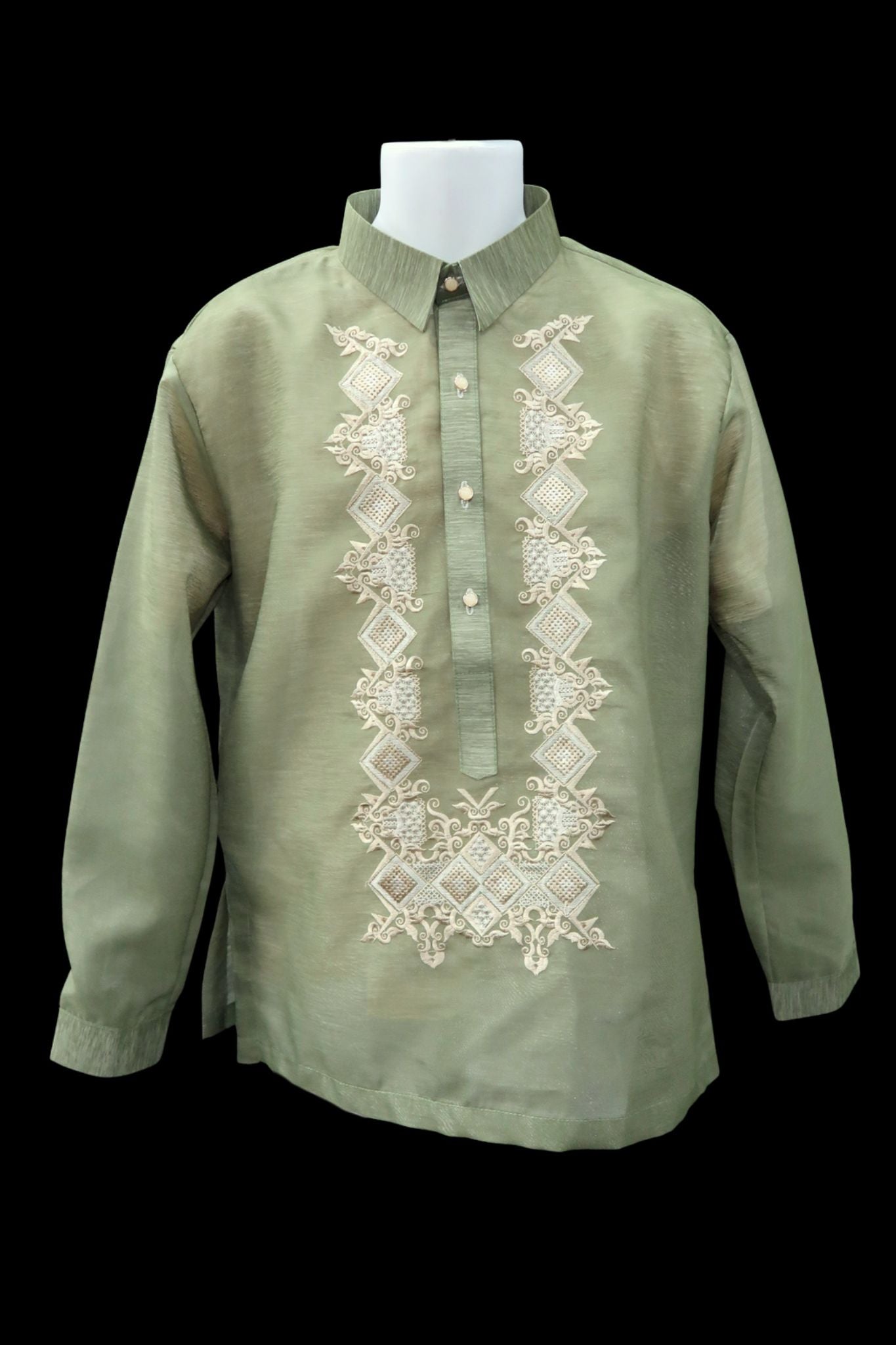 Anino Barong - Olive Green Premium Jusilyn