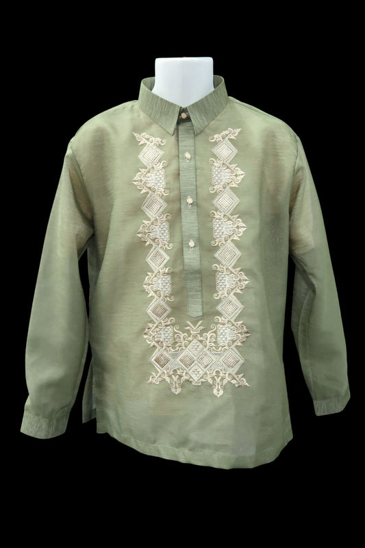 Anino Barong - Olive Green Premium Jusilyn