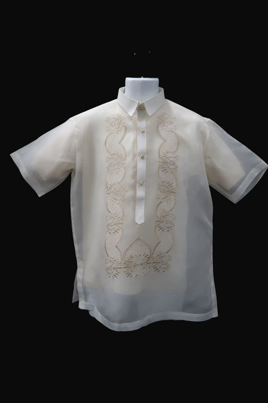 Jusi Short Sleeve Barong - Spade