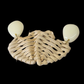 Puso Rattan Earrings - Beige