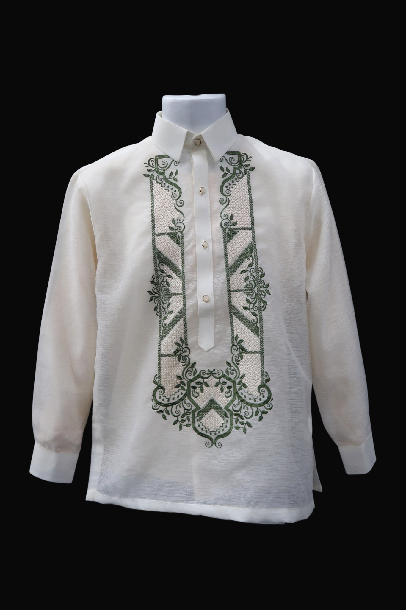 Jusilyn Barong w/ Olive Green - Aldin 3