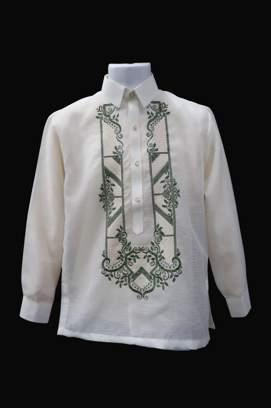 Jusilyn Barong w/ Olive Green - Aldin 3