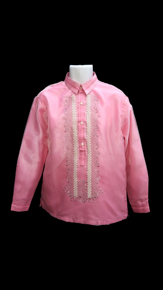 Sophia Organza Barong - Pink