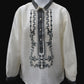 Tikas Barong - Beige & Black Organza