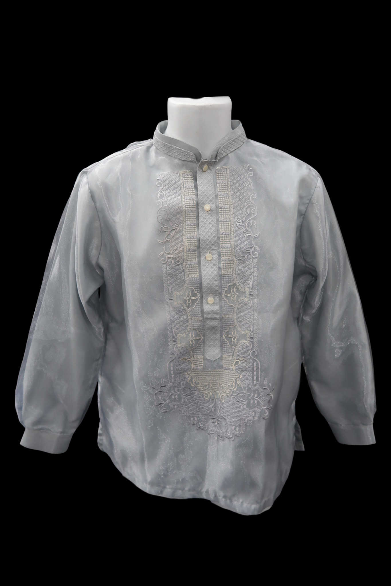 Lorenzo Barong - Light Gray Organza