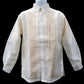 Palitan Barong - Traditional Beige Pina Organza