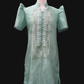 Divina Barong Dress - Sage Green