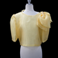 Mara Blouse w/ Bow - Pastel Yellow