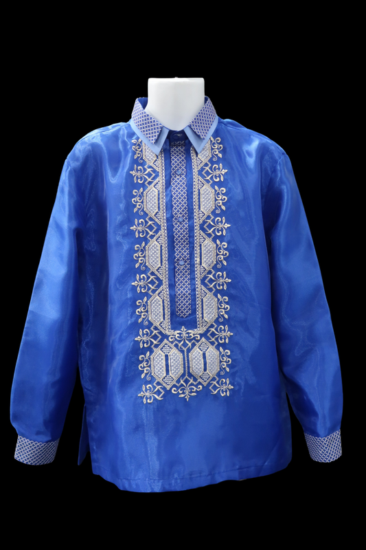 Axel Barong - Royal Blue Organza