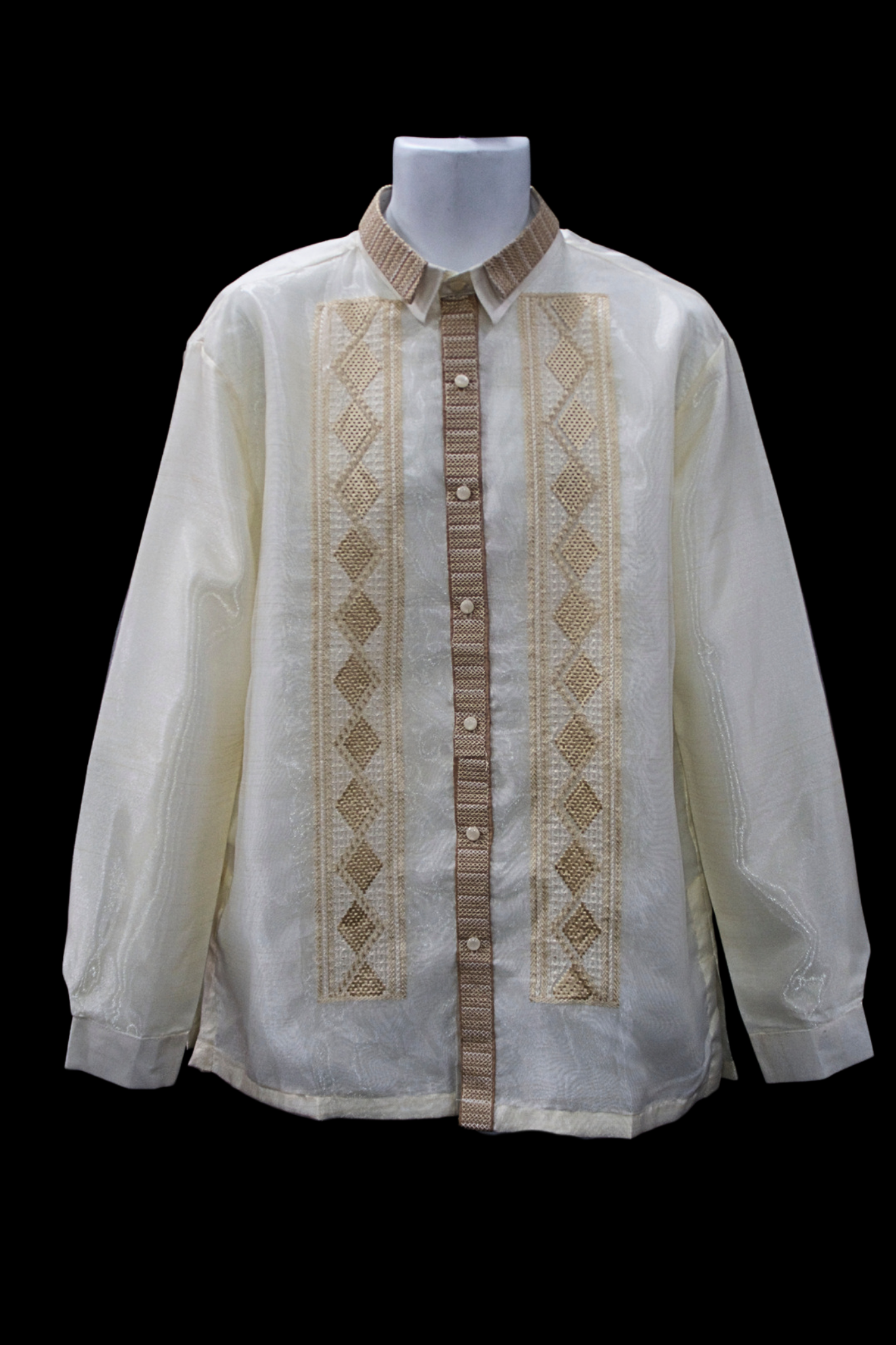 Pina Organza Barong - Diamond