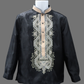 Dakila Barong - Black & Mocha Organza