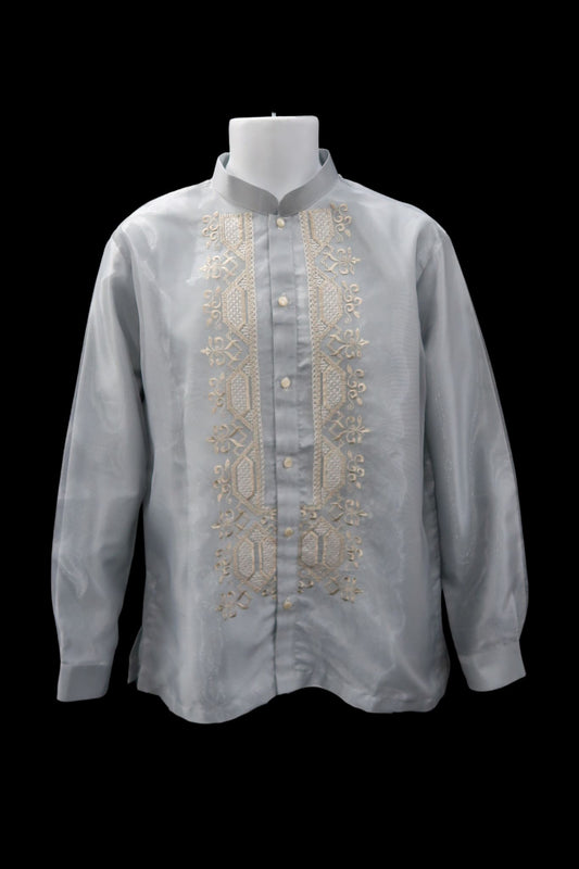 Axel Barong - Light Gray Organza