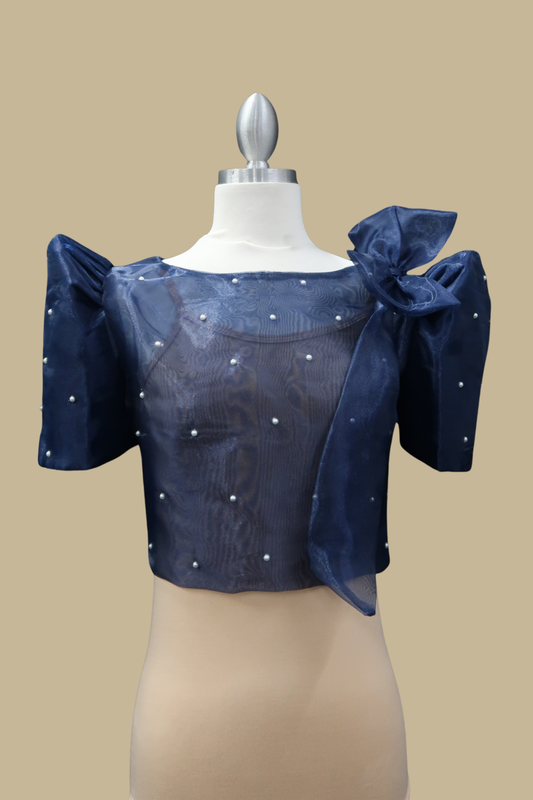 Modern Pearl Kimona 2.0 - Navy Blue