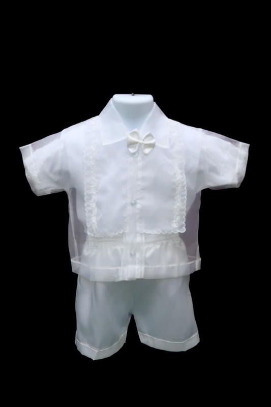Organza Baptism Set - White