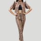 Ethnic Inspired Crop Bolero & Pants