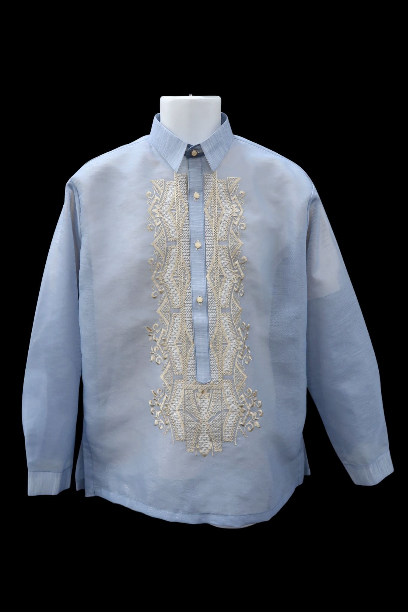 Himig Barong - Dusty Blue Premium Jusilyn