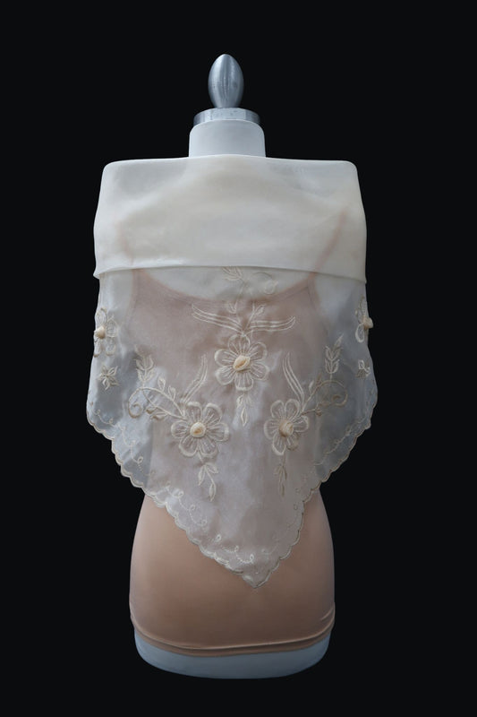 Embroidered Alampay - Beige