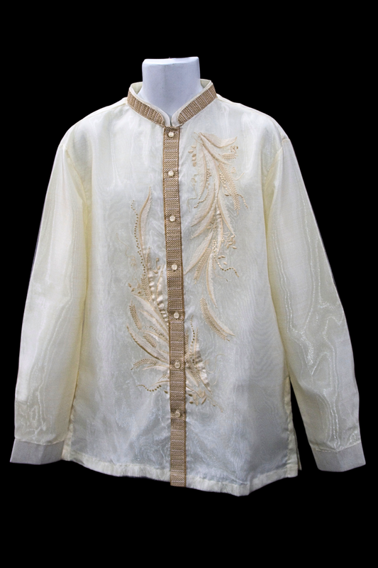 Pina Organza Barong - Feather FO