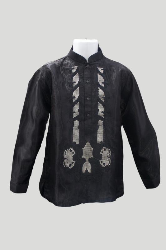 Black Organza Barong - 35